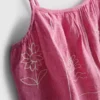 1.5-9yrs | chambray embroidered cami dress