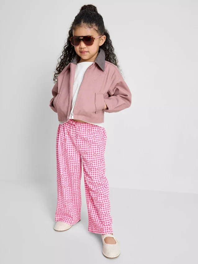 1.5-9yrs | crinkle-textured pants