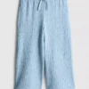 1.5-9yrs | crinkle-textured pants