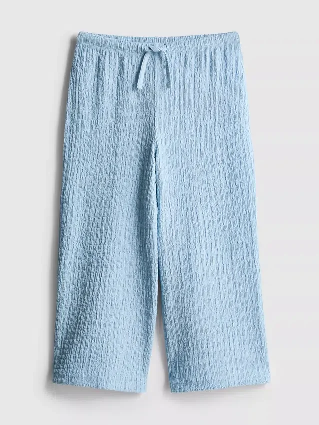 1.5-9yrs | crinkle-textured pants