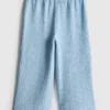 1.5-9yrs | crinkle-textured pants