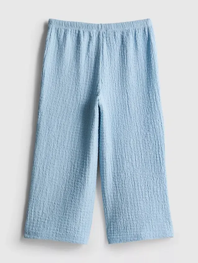1.5-9yrs | crinkle-textured pants