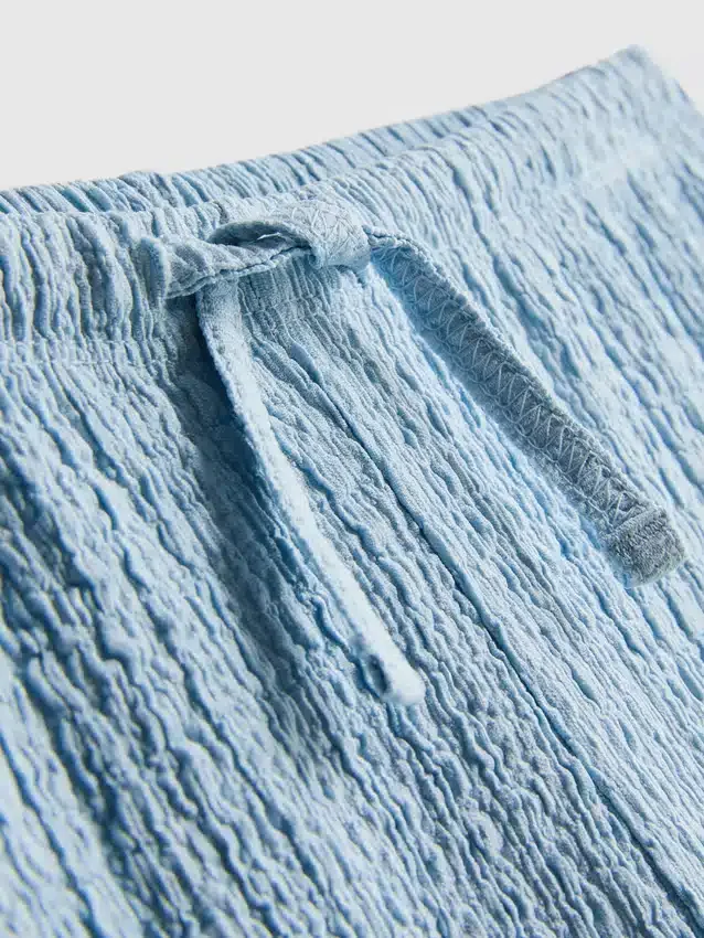 1.5-9yrs | crinkle-textured pants