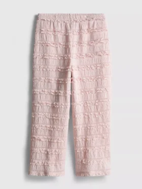 1.5-9yrs | crinkle textured ruffle pants