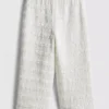 1.5-9yrs | crinkle textured ruffle pants