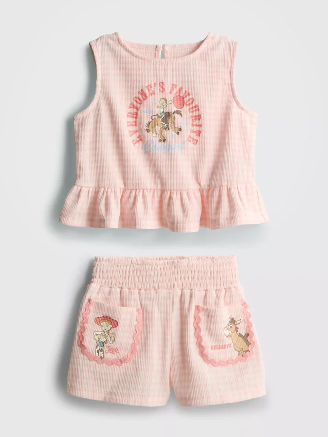 1.5-9yrs | disney pixar's toy story peplum top and shorts set