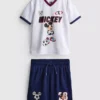 1.5-9yrs | disney's minnie mouse football t-shirt and shorts set