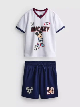 1.5-9yrs | disney's minnie mouse football t-shirt and shorts set