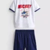 1.5-9yrs | disney's minnie mouse football t-shirt and shorts set
