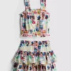 1.5-9yrs | disney's stitch top and rara skirt set