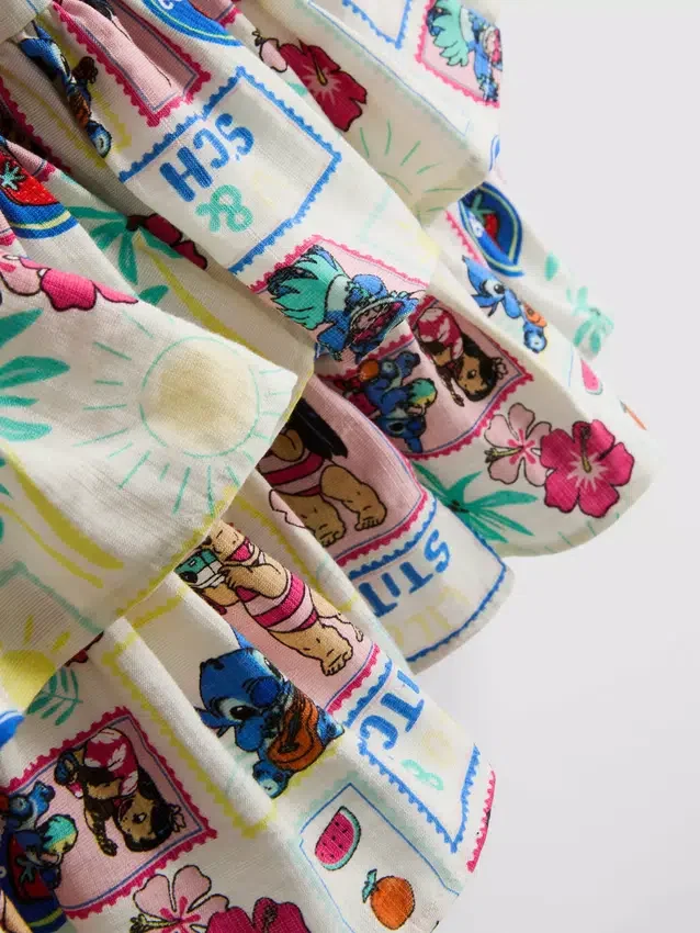 1.5-9yrs | disney's stitch top and rara skirt set