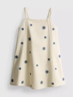 1.5-9yrs | embroidered denim dress