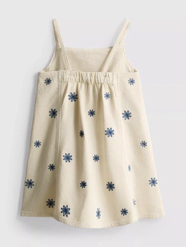 1.5-9yrs | embroidered denim dress