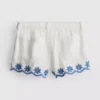 1.5-9yrs | embroidered denim shorts