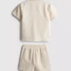 1.5-9yrs | embroidered shirt and shorts set