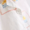 1.5-9yrs | embroidered sleeveless shirt and shorts set