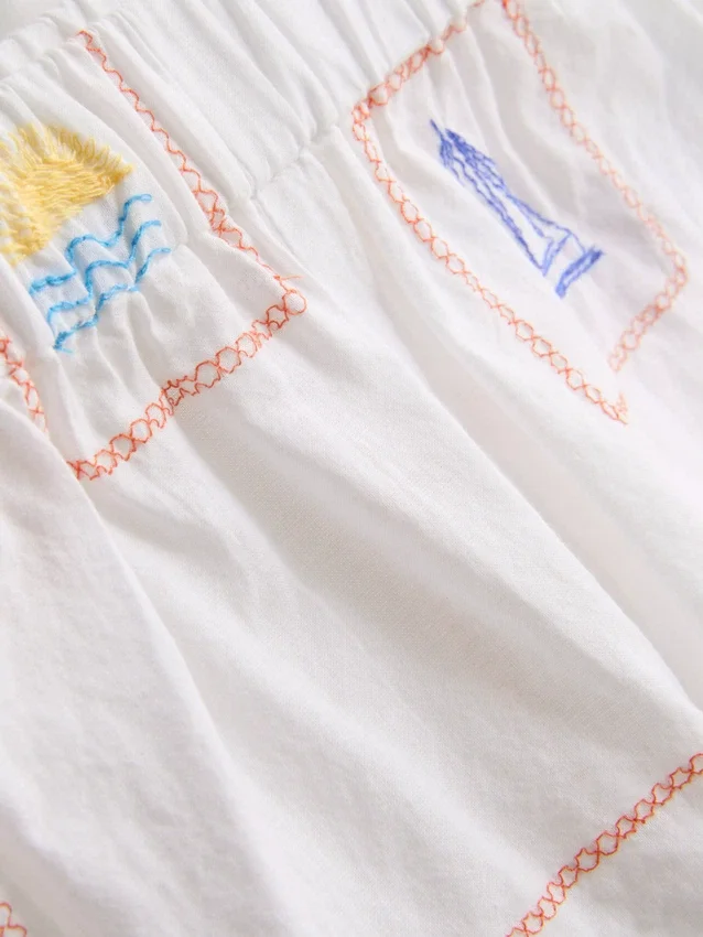 1.5-9yrs | embroidered sleeveless shirt and shorts set