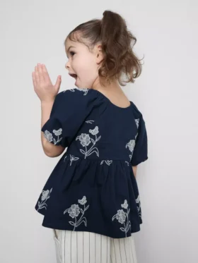 1.5-9yrs | floral blouse