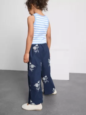 1.5-9yrs | floral embroidered pants