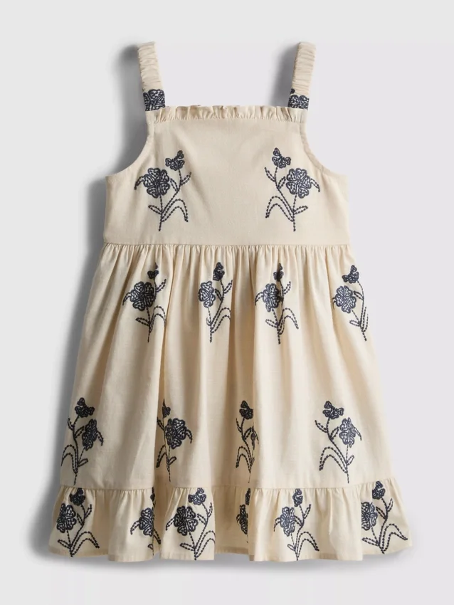 1.5-9yrs | floral shirred tiered dress