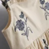 1.5-9yrs | floral shirred tiered dress