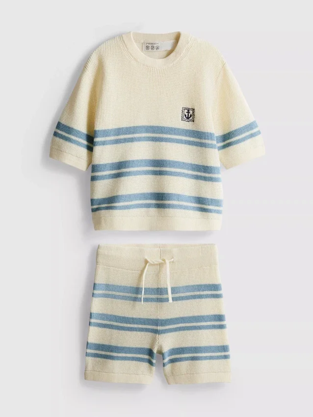 1.5-9yrs | knit top and shorts set