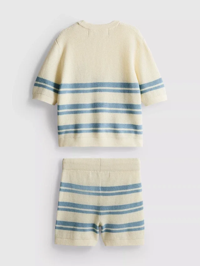 1.5-9yrs | knit top and shorts set