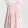 1.5-9yrs | lemon print smock dress