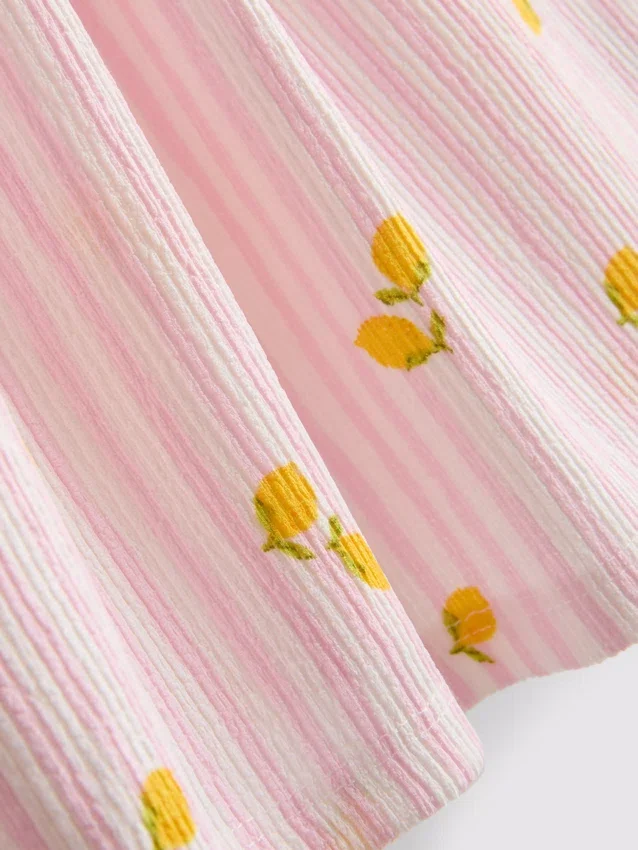 1.5-9yrs | lemon print smock dress