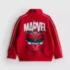 1.5-9yrs | marvel spider-man zip-up funnel neck sweatshirt