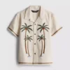 1.5-9yrs | palm tree embroidered t-shirt