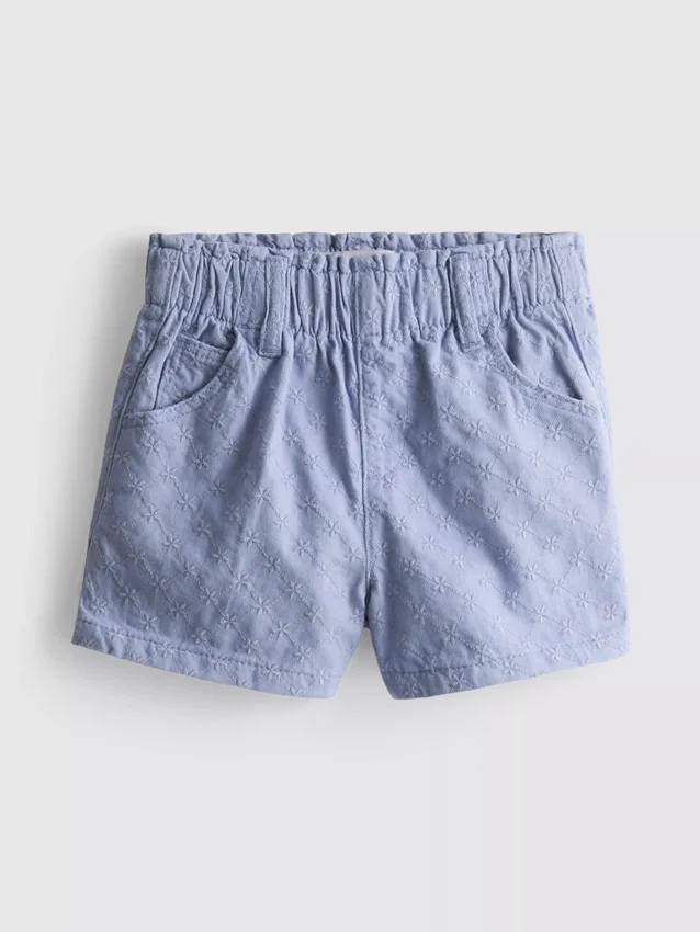 1.5-9yrs | paperbag denim shorts
