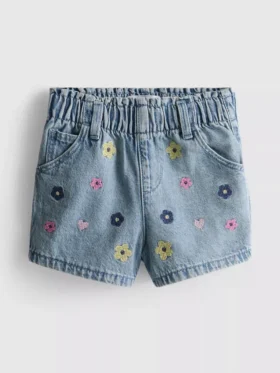 1.5-9yrs | paperbag denim shorts