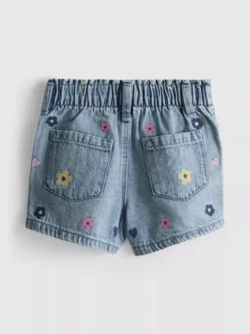 1.5-9yrs | paperbag denim shorts
