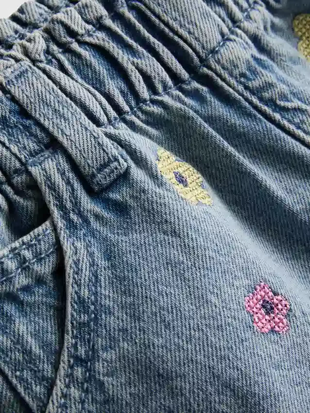 1.5-9yrs | paperbag denim shorts