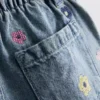 1.5-9yrs | paperbag denim shorts
