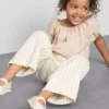 1.5-9yrs | pinstripe wide leg jeans