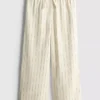 1.5-9yrs | pinstripe wide leg jeans