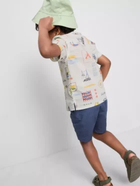 1.5-9yrs | printed shirt and shorts set