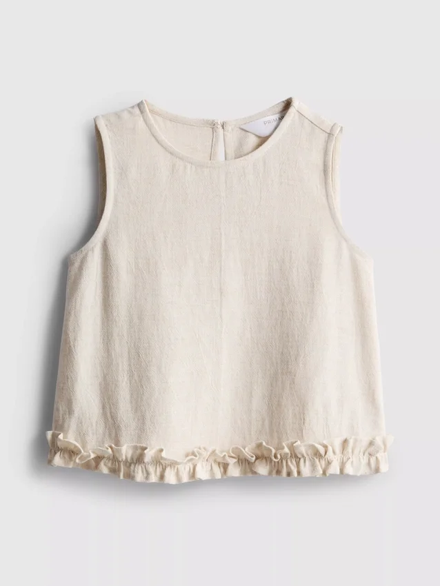 1.5-9yrs | ruffle sleeveless blouse