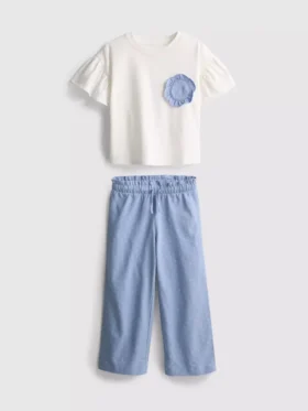 1.5-9yrs | ruffle t-shirt and pants set