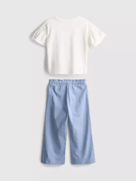 1.5-9yrs | ruffle t-shirt and pants set
