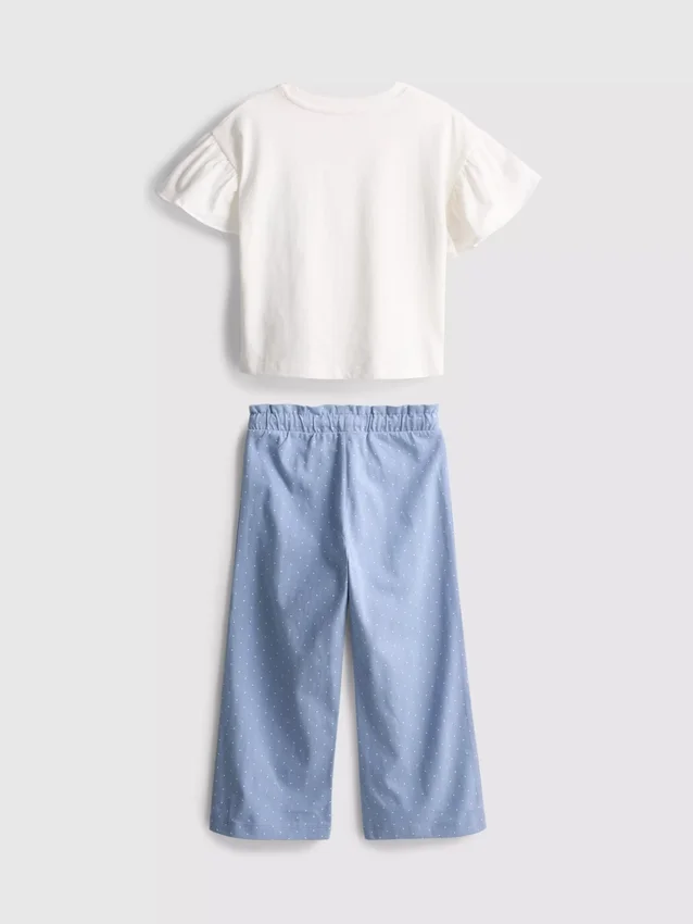 1.5-9yrs | ruffle t-shirt and pants set
