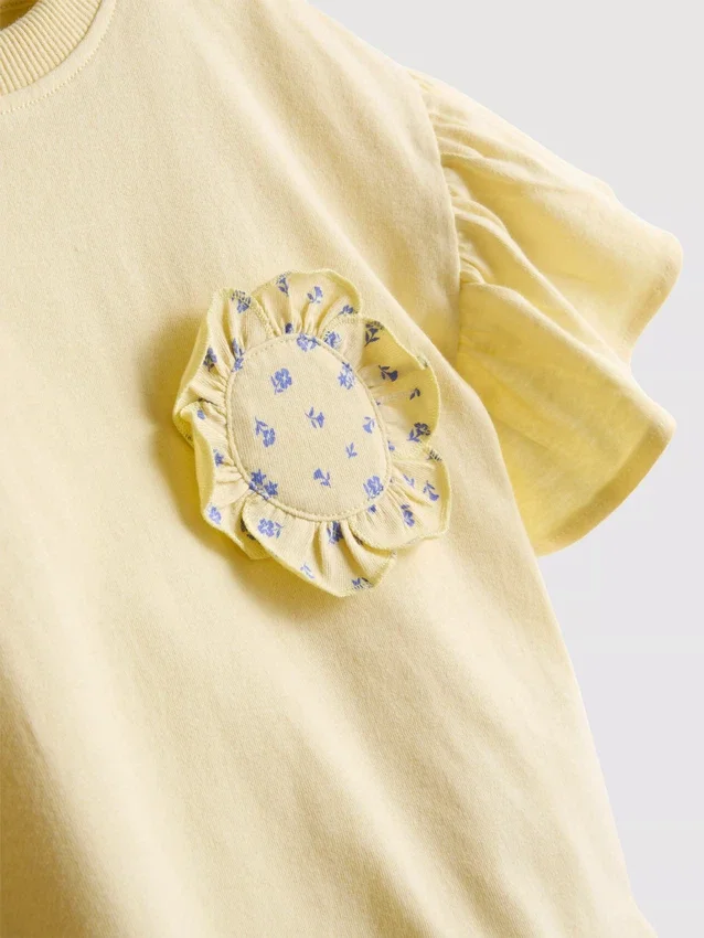 1.5-9yrs | ruffle t-shirt and pants set