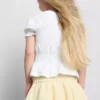 1.5-9yrs | shirred peplum top