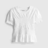 1.5-9yrs | shirred peplum top