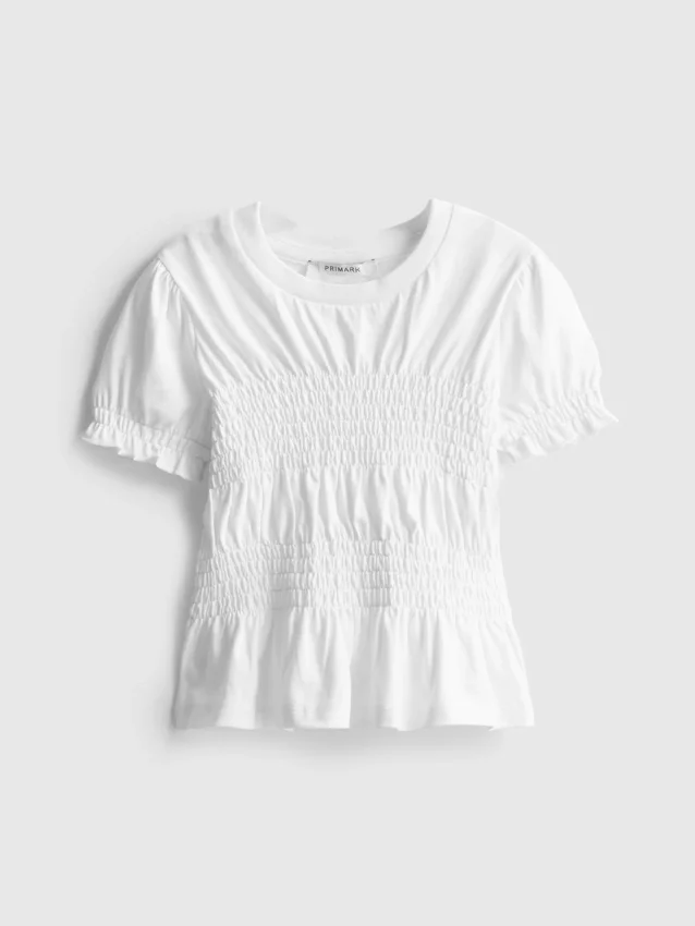 1.5-9yrs | shirred peplum top
