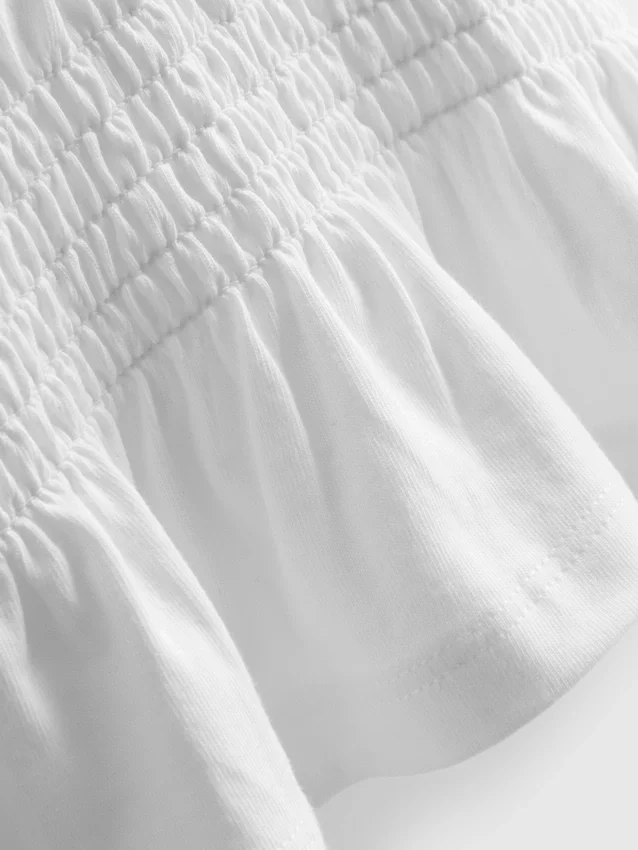 1.5-9yrs | shirred peplum top