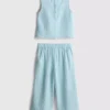 1.5-9yrs | sleeveless blouse and pants set