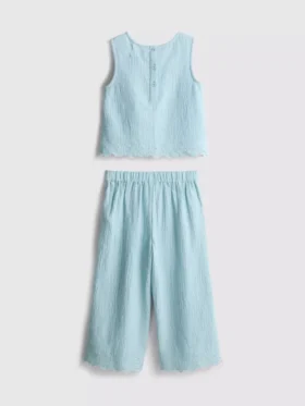 1.5-9yrs | sleeveless blouse and pants set